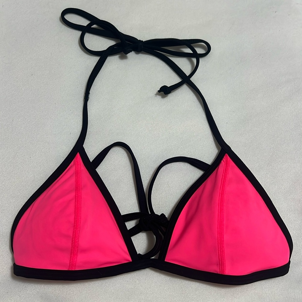 VS PINK triangle bikini top size S